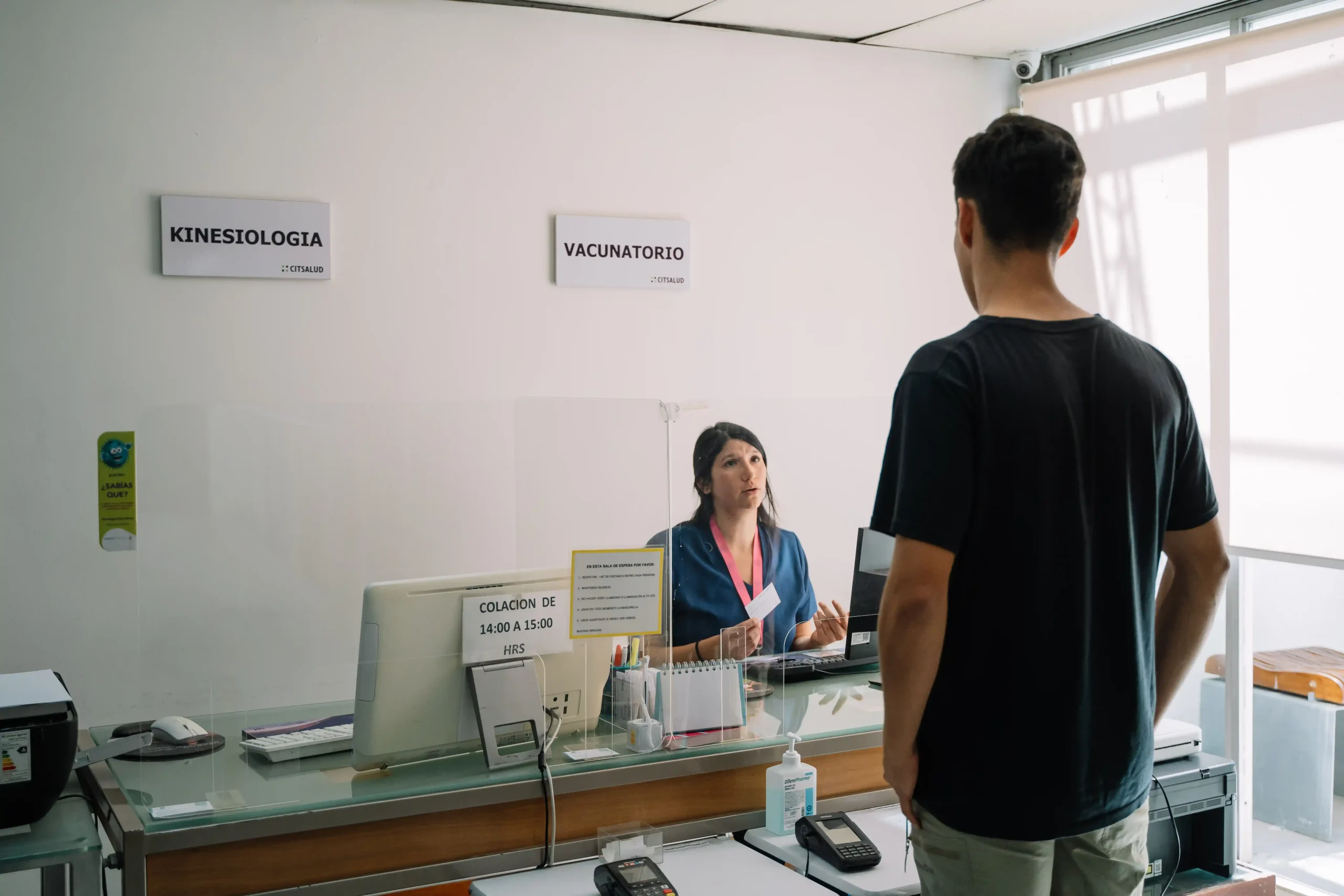 atencion vacunatorio israel concepcion usuario paciente secretaria