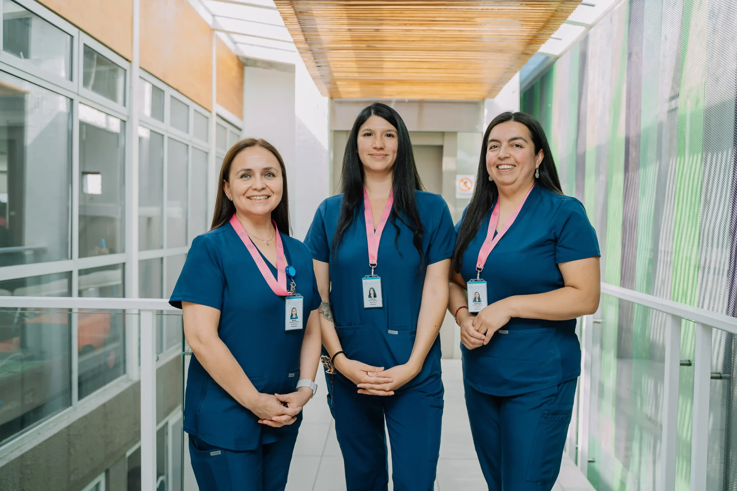 equipo vacunatorio israel concepcion maria valderrama camila moreno joselayn grandon enfermera